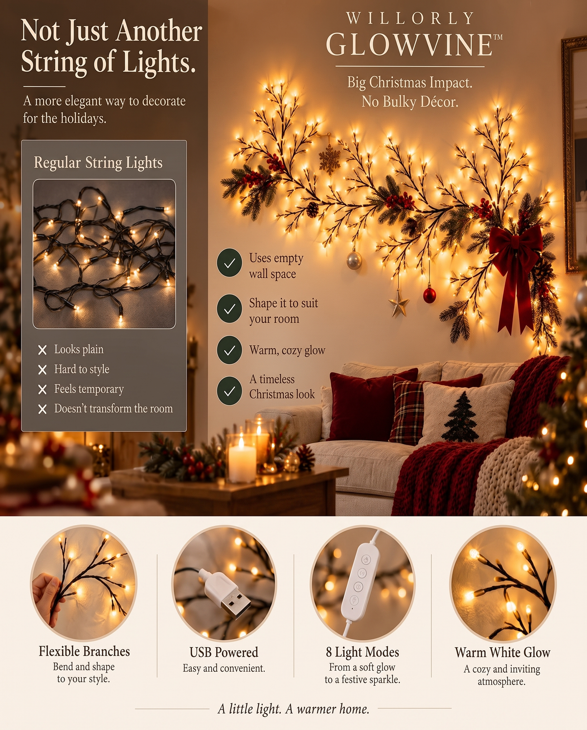 Willorly - Cozy Vine Lights
